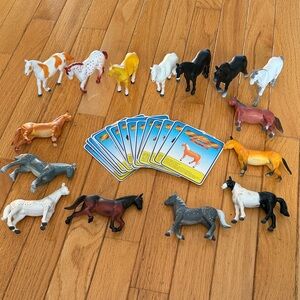 Vintage Show Horse Collection Figurine Set 16 horses